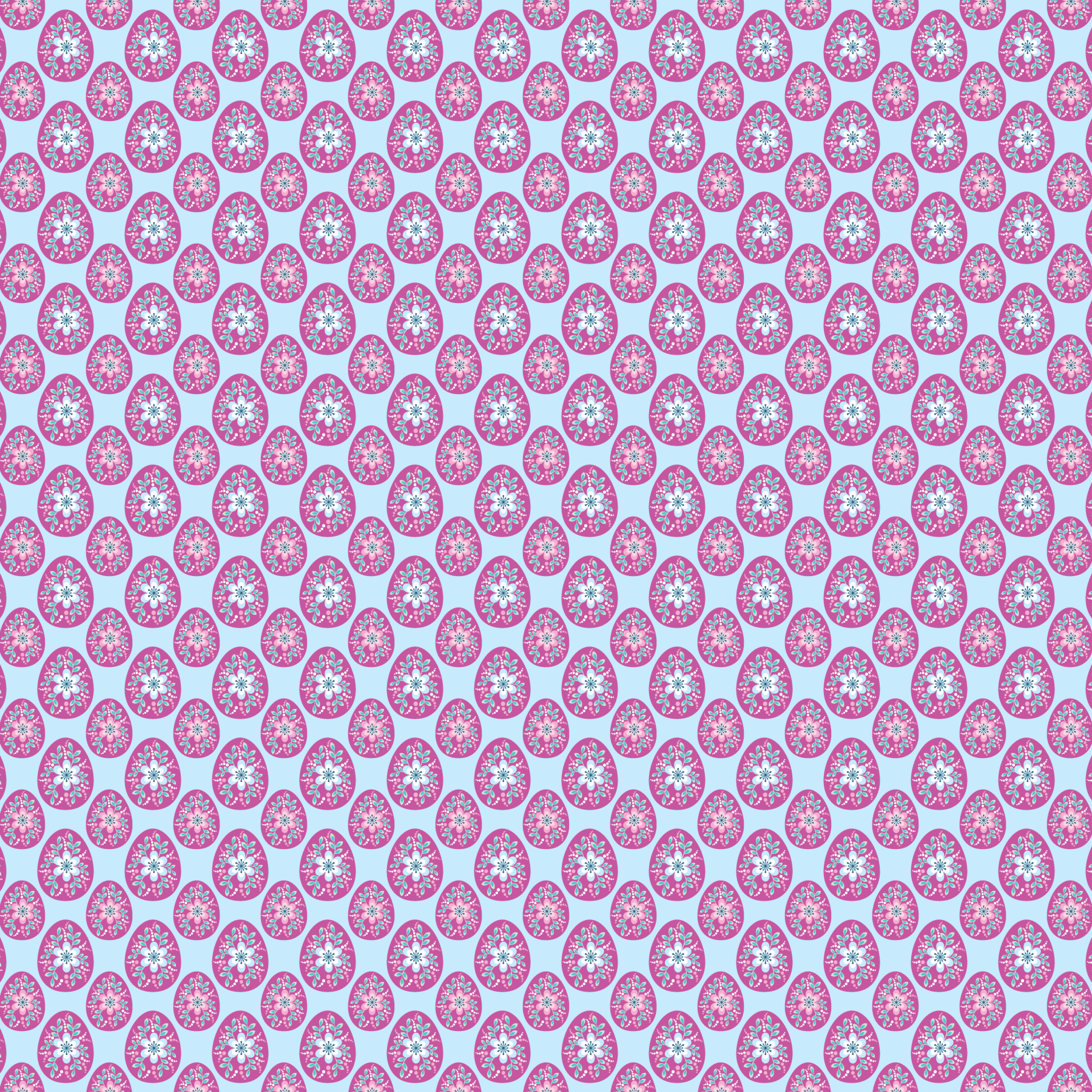 Floral Eggs Pattern Acrylic Sheets - CMB Pattern Acrylic